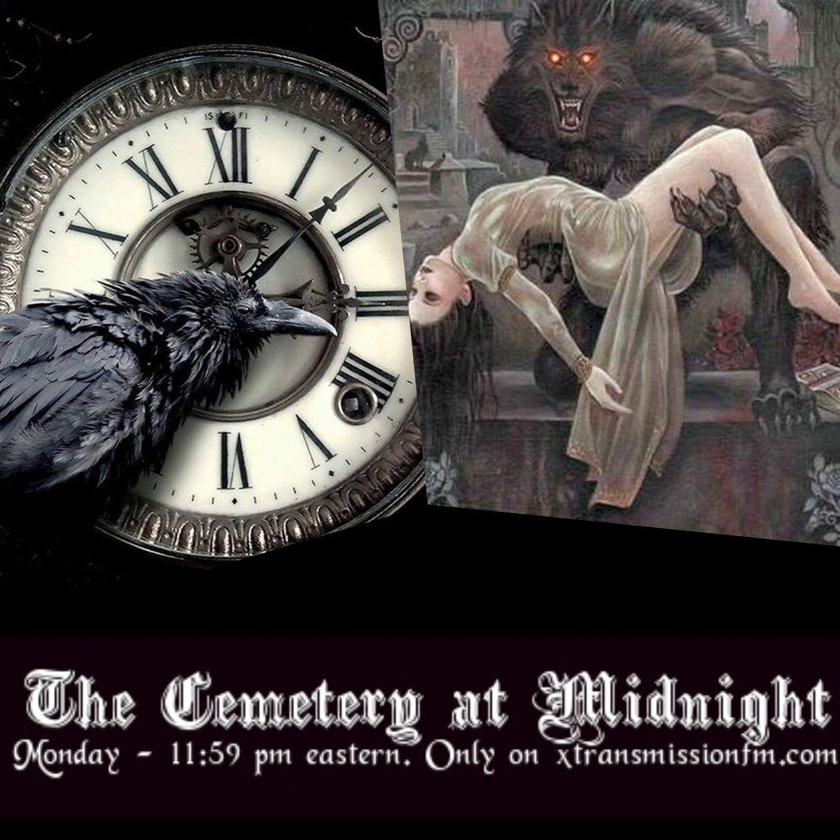It's a good ole fashioned hodgepodge night in the Cemetery, with plenty of new and classic #goth #rock #metal #darkroots and whatever else we can find. Join us at 11:59 pm eastern on xtransmissionfm.com. Bring snacks, I got the beer.
