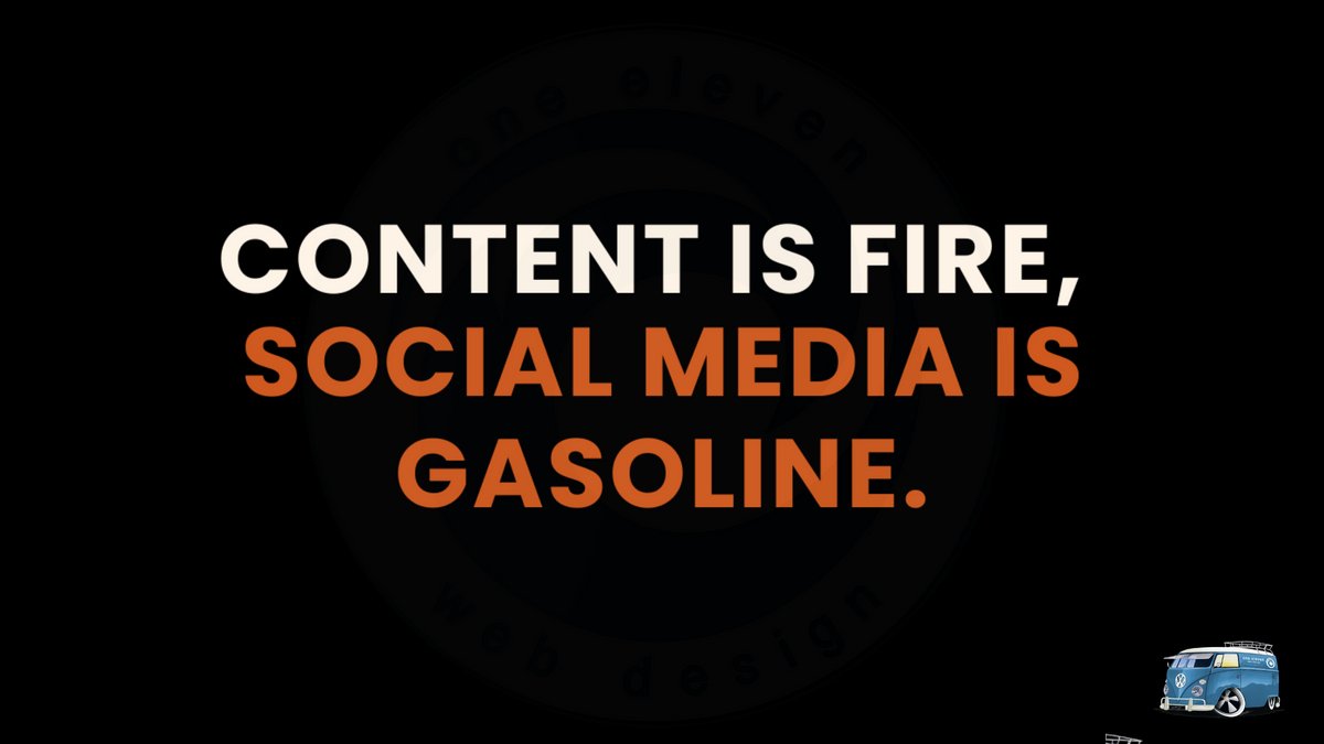 oneelevenweb's tweet photo. Content is fire, social media is the gasoline. If you're struggling with content creation, let One Eleven handle the content creation for your company. 

#businessgrowthstrategy #digitalmarketing #web #growyourbiz #socialmediaconsultant https://t.co/HLcR0APAyr