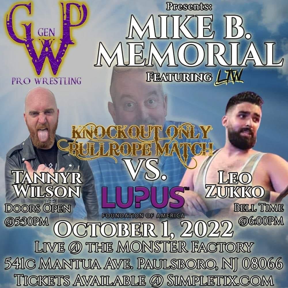 Gen Pro management has granted <a href="/TannyrWilson/">Jeff Layton</a> his one-on-one contest against <a href="/LuckyLeoZukko/">Luck¥ L€o Zukko</a> - a knockout only BULLROPE MATCH with a future OMEGA championship match spot at stake !

Get your tickets now using promo code MikeB for your Presale Discount!

simpletix.com/e/gen-pro-pres…