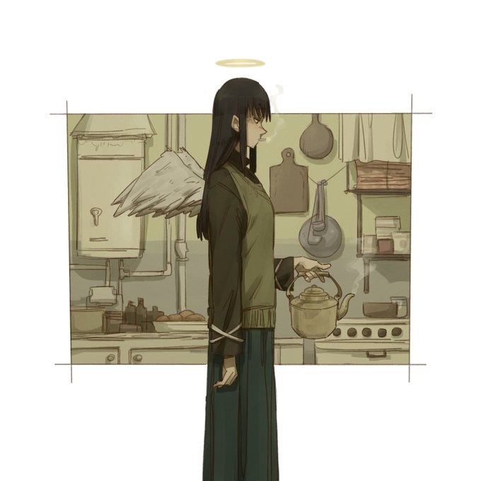 「台所 スカート」のTwitter画像/イラスト(新着)