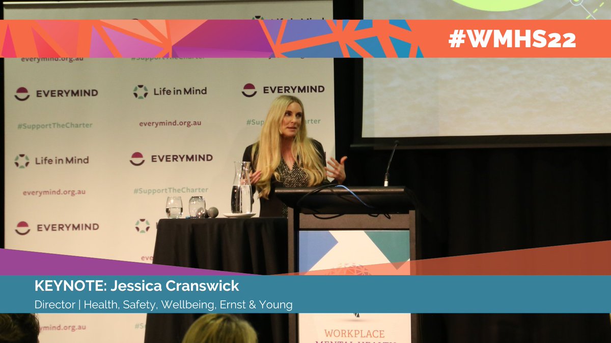 anzmha's tweet photo. Jessica Cranswick on 'Navigating the complexities of the psychosocial risk management landscape in Australia and New Zealand' at #WMHS22 @EY_Australia https://t.co/2BhduClGBg