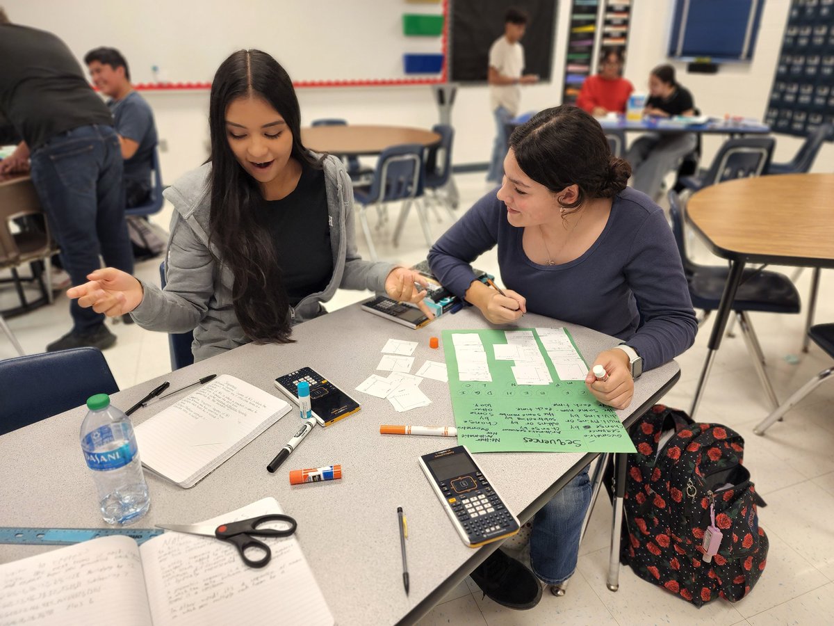 AbiEduVerse's tweet image. ▪️▫️▪️▫️Sorting arithmetic and geometric sequences ▪️▫️▪️▫️
#WeAreCECA #WeAreClintISD🍎 #CarnegieLearning