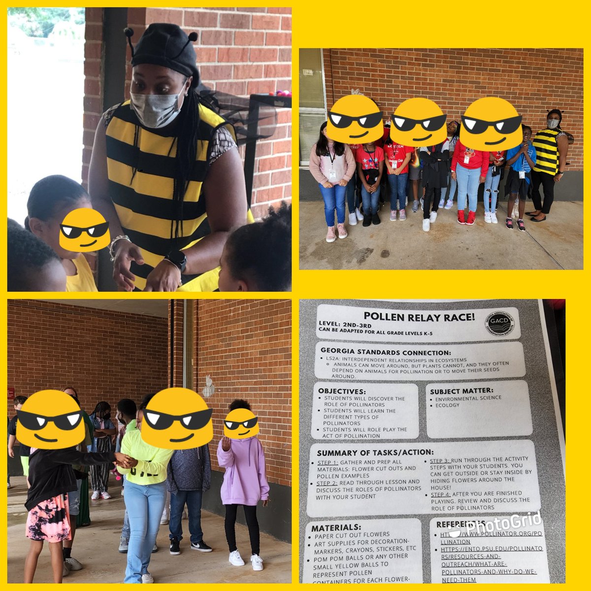 YolandaGreen251's tweet photo. The students enjoyed participating in activities today for Georgia Pollinators Census Day organized by our wonderful STEM Coach Mrs Reaves! @mrsreavesclass @hce_stemacademy @AdrieneLanier @hcethehivepto @KeyaRichmond https://t.co/alswvnTRfL