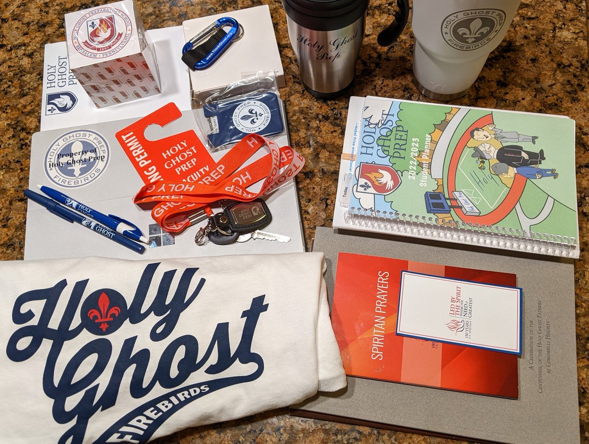 This week I begin the next step of my journey as a Computer Science teacher...  Thank you to the wonderful staff and faculty at <a href="/HolyGhostPrep/">Holy Ghost Prep</a> for the thoughtful gifts at every stop of our welcome to campus tour!  #OpennesstotheSpirit #SenseofCommunity #ThinkGhost