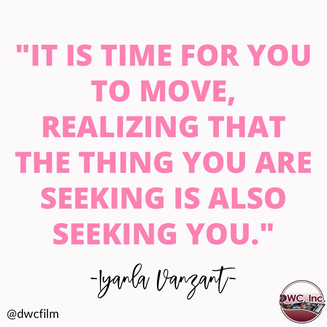 The best thing we can do when working towards a dream is to just START! Who knows, our dreams may have been waiting for us all along! 💁🏾‍♀️

#motivationMonday #motivation #IyanlaVanzant #dwcfilm