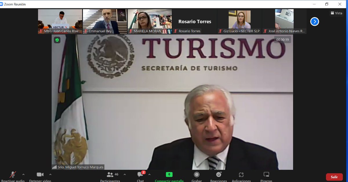 asetur_mx's tweet photo. Secretarias y secretarios de Turismo, integrantes de la #ASETUR, con el acompañamiento del Srio. @TorrucoTurismo, participaron en la presentación de la Estrategia de Seminarios con Touroperadores Estadounidenses 2023, una iniciativa presentada por @ppincus, CEO de @CCRA_Travel. https://t.co/89Mf7ZPXga