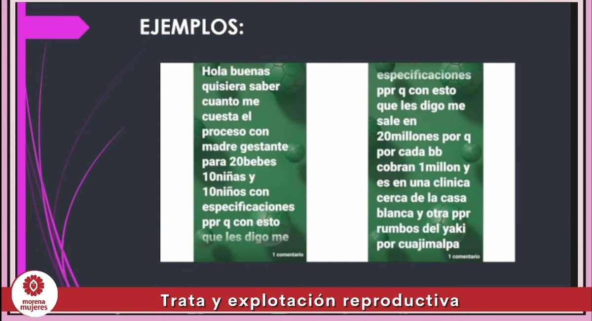 Estos son algunos ejemplos de los mensajes de la compra de bebés en el alquiler de vientres 👇🏽

Teresa Ulloa de <a href="/CATWLACDIR/">CATWLAC</a>
explica por qué el alquiler de vientres es una "aberración jurídica". 

🔴 #LaRegeneraciónTV en vivo por youtu.be/Kyc6hd8cy4s