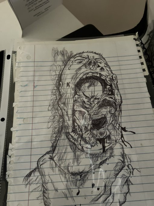 Crazy art y&rsquo;all need to check him out on my face  inkbydek https://t.co/RJZrbRPjSX<a href="/tag/newprofilepic"class="tags"><span>#newprofilepic</span></a>