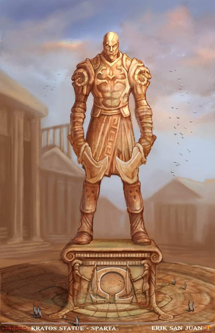 ArtGowSaga's tweet photo. Kratos Statue (Concept Art)
God of War II「2007」 https://t.co/ZIJQyAmxQd