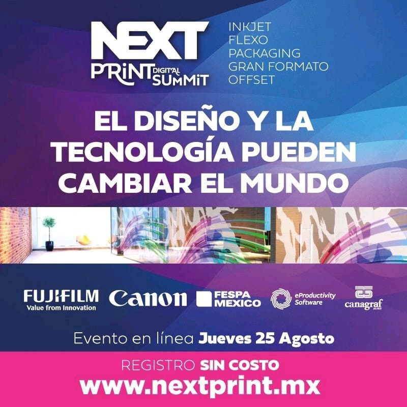 El diseño y la tecnología pueden cambiar el mundo 
Evento en línea sin costo para afiliados CANAGRAF Jalisco
Registro👉🏼:  nextprint.mx