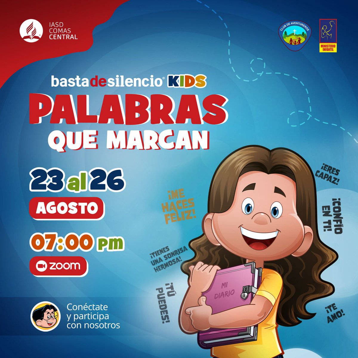 elisaig7's tweet image. 👩‍👧‍👦 ¡Cuán bueno sería que el mundo estaría lleno de personas buenas, amigables, que se preocuparan las unas de las otras!

#BastaDeSilencio Kids “Palabras que Marcan”

#IASDComas #DMComas