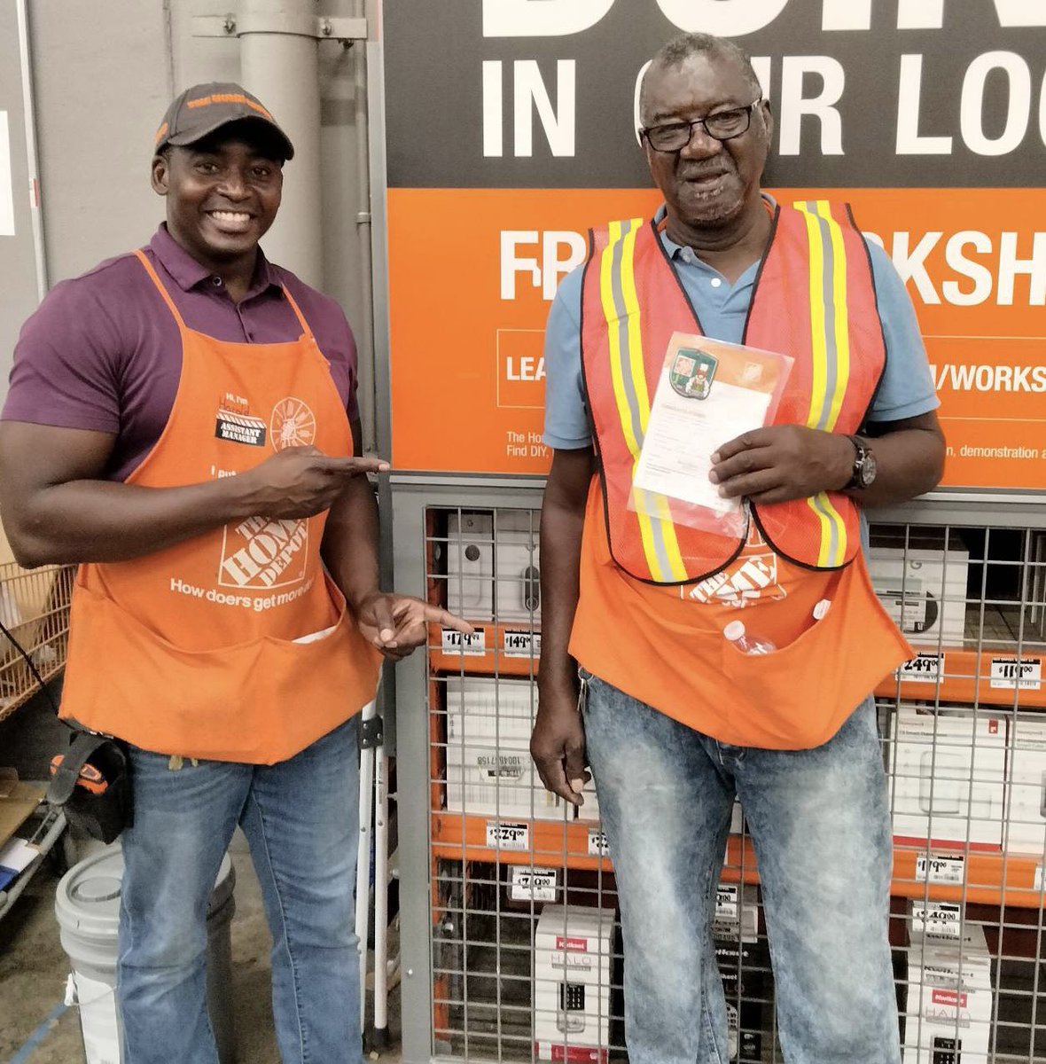 New associate George D96 <a href="/Home6213/">Bridgeport Home Depot 6213</a> is making it happen! Great job ensuring our lot is safe and carts are upfront ready for our customers.
