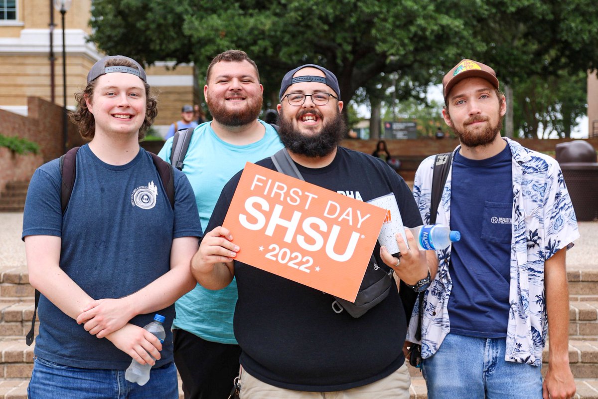 SamHoustonState's tweet photo. #FirstDaySHSU was a success! 🧡 https://t.co/Fwm3AmbOj5