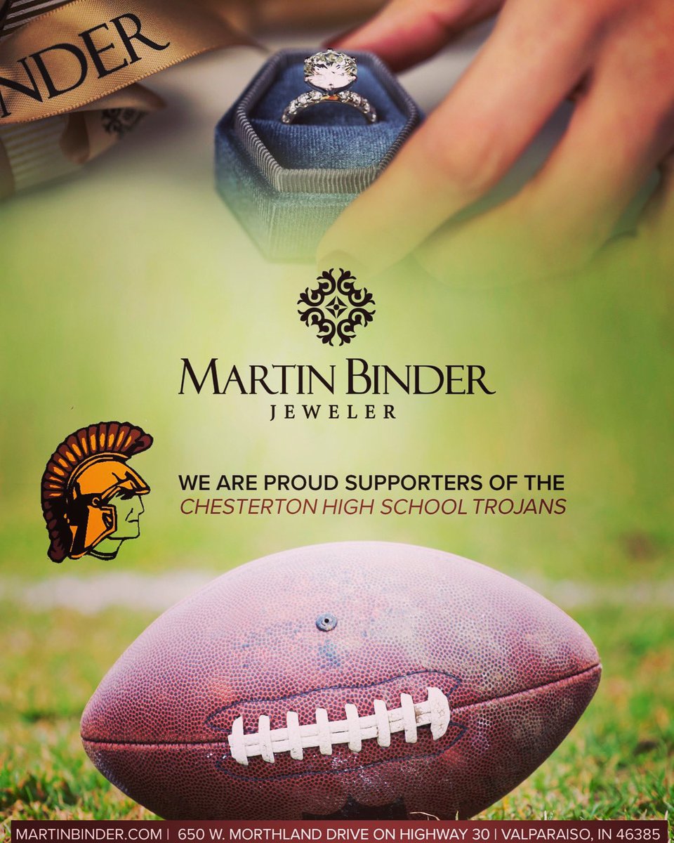 ChsfbBoosters's tweet photo. Let’s give a big THANK YOU To MARTIN BINDER JEWELER ..one of our many wonderful sponsors that support our Football  Program!!!  THANK YOU MARTIN BINDER JEWELER FOR YOU SUPPORT! We appreciate it! 
🏈🏈🏈🏈🏈🏈🏈🏈🏈🏈🏈🏈
Let’s Go Trojans!! https://t.co/pk5yPKpmCa