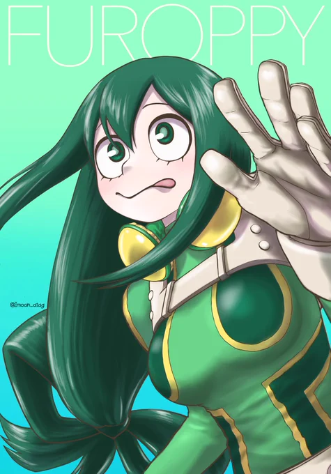 #ヒロアカ #MHA #イラスト #FANART  FUROPPY 梅雨ちゃん 