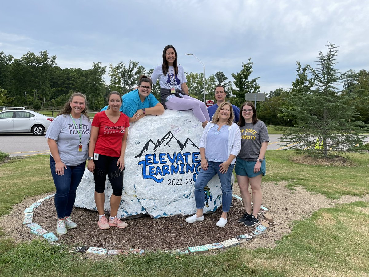 2nd Grade is ready to #ElevateLearning with their team. Welcome to our new staff including Mr. Elmore, who is a nationally board certified teacher that has many years of experience. Ms. Poole is a native North Carolinian and entering her 4th year teaching 2nd grade.