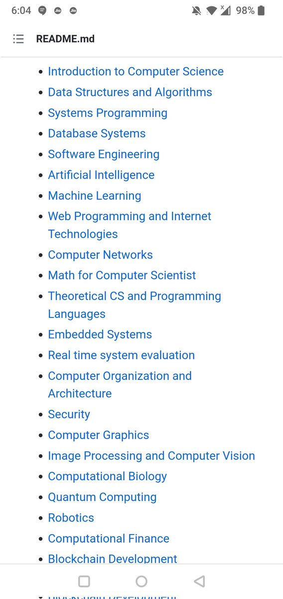 Chinnarao_C's tweet image. 800 పైగా కంప్యూటర్ కోర్సులు, వీడియోలతో సహా, ప్రముఖ నిపుణులు రూపొందించినవి...

ఉచితంగా నేర్చుకోవచ్చు 👇

Follow below link plz : 
github.com/Developer-Y/cs…