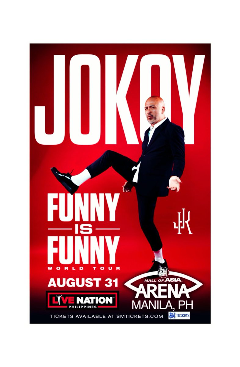 trishu27's tweet photo. Selling 2 VIP tickets to Jokoy #Funnyisfunny World Tour at MOA Arena this coming Aug 31. DM me for deets https://t.co/nGrLo98PmP