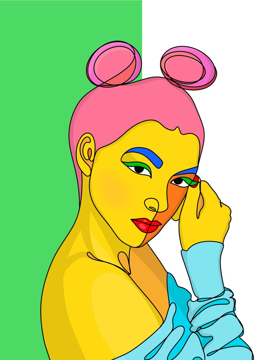 skazRenaissance's tweet photo. Gn!
Honoured to gift two of my first portraits of 'Neo-Pop Cubist Women' to none other than these two women: @GrebGekkGallery @grebflow @Ms_Gekko - If you not already watching them in this space, you better!
P.S Can you guess who is who?
😘 https://t.co/43QiQGA5sa
