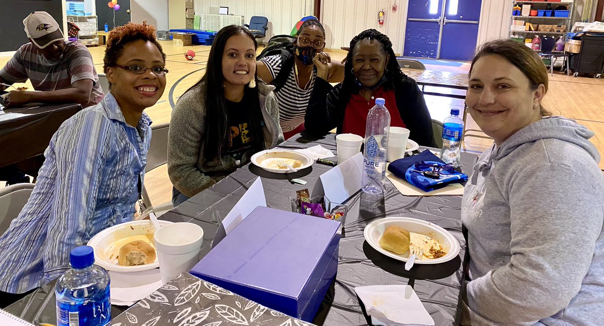 Dolphinville's tweet photo. We welcomed our AMAZING Dolphin staff back to the building today and even had some time to get to know each other! #WatchUsTHRIVE https://t.co/N3UKL8RRWc