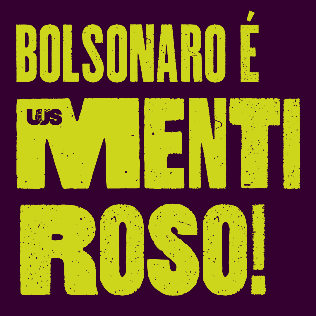 UJS_Para's tweet photo. Essa entrevista só provou o que o povo já sabe: Bolsonaro mente!
#ForaBolsonaro #eleicoes2022 https://t.co/1ffHBRb0KR