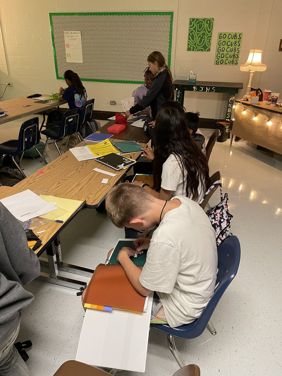 First AVID MONDAY at BJH!! 1st step is getting organized! Shoutout to our awesome Health, $ and Sense, Coding and Leadworthy teachers for taking this initiative on! <a href="/mjwatts912/">Michael Watts</a> <a href="/MsSeilheimer/">Ali Seilheimer</a> <a href="/CarolHo50604740/">Carol Holloway</a> <a href="/BrenhamISD/">Brenham ISD</a> <a href="/BrenhamJHS/">Brenham Junior High</a> <a href="/AVID4College/">AVID</a> #BJHwhereallroadsleadtosuccess