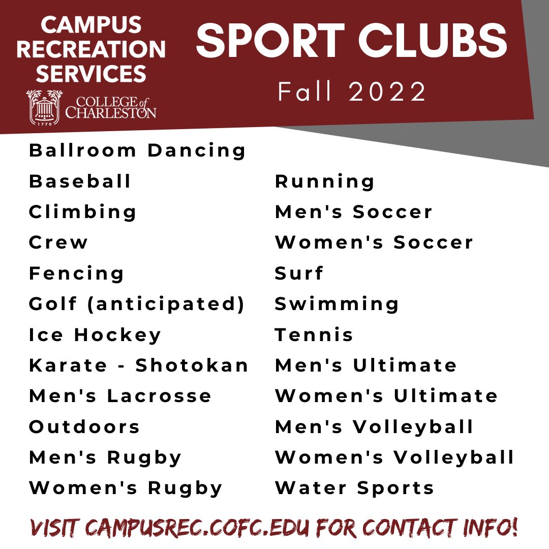 CofC Campus Rec tweet media
