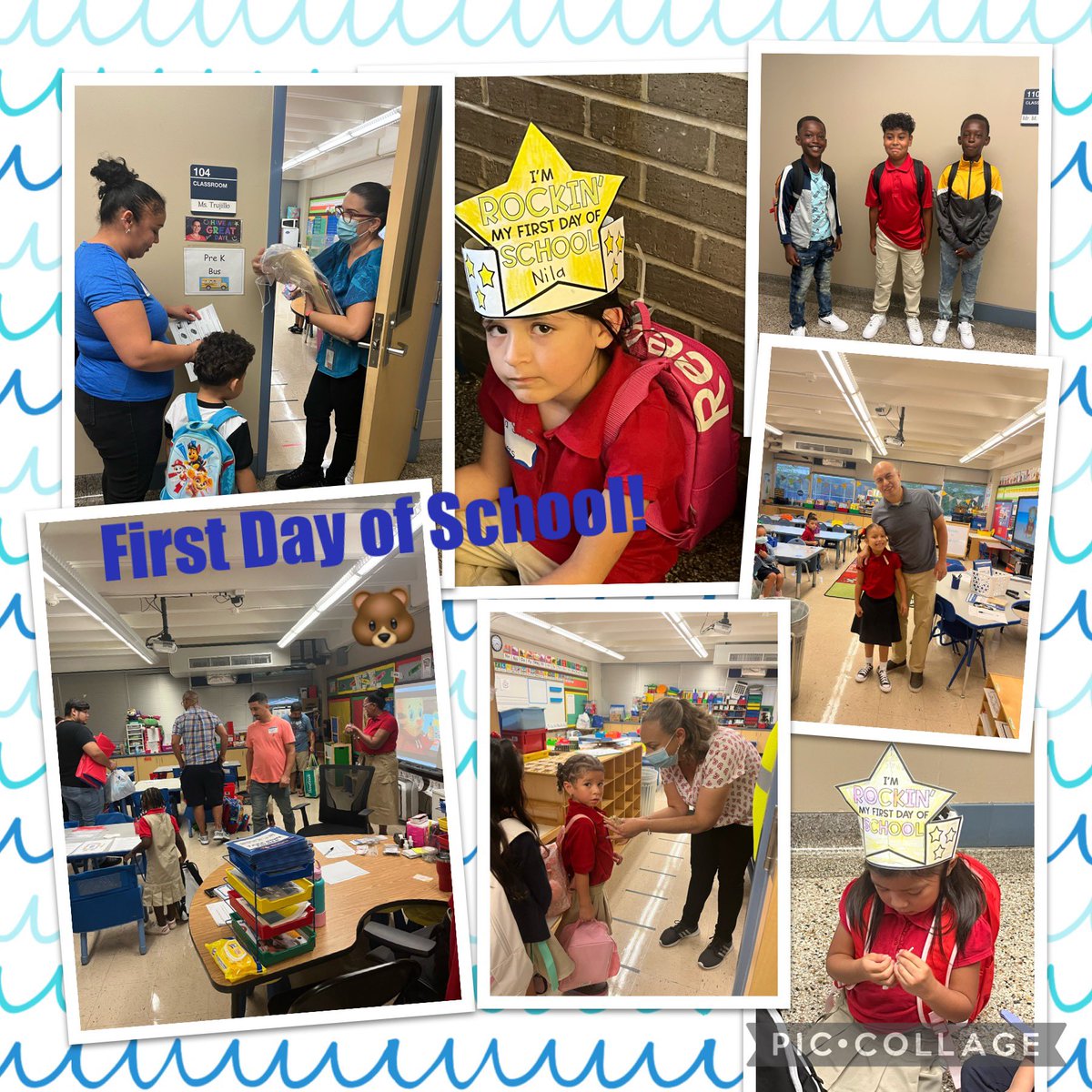 SuttonES_HISD's tweet image. First Day of School 2022-2023!!!🐻 #suttonbears #welcomeback