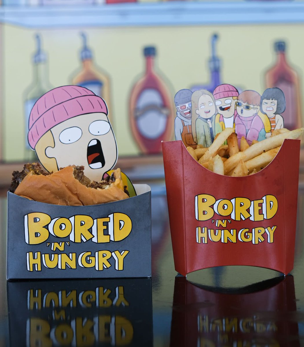 Mindblowon_io's tweet image. Mindblowon will have a Pop up at the first NFT restaurant in the world @BorednHungry 🍔🤩

📆 Date: Opening weekend will start on August 27th, 2022 and will last until mid September 2022

🕛 Time: 11:00 am - 8:00 pm PST

🏝 Location: 2405 E 7th St. Long Beach, CA 90804, USA