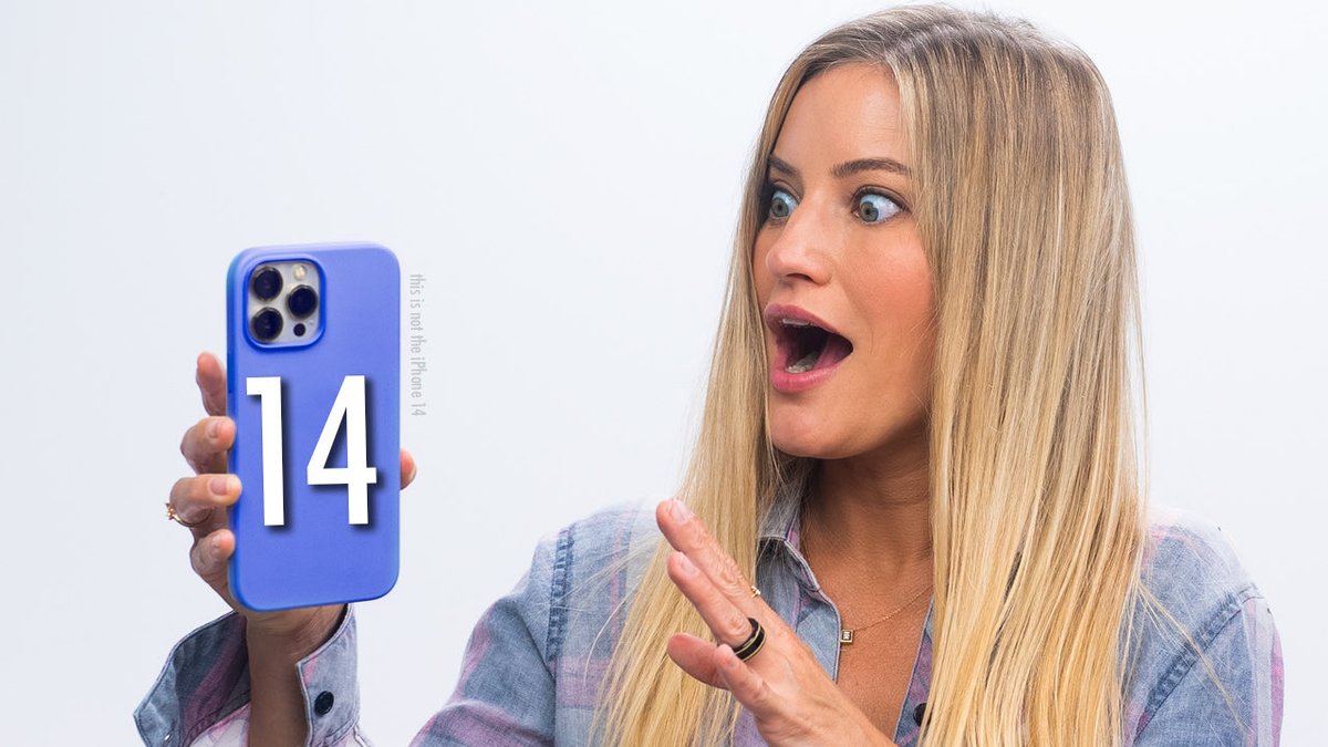ijustine's tweet image. Checking out the iPhone 14 rumor round up!! LET’S GO! WATCH HERE: youtu.be/2F3B9crtqGo