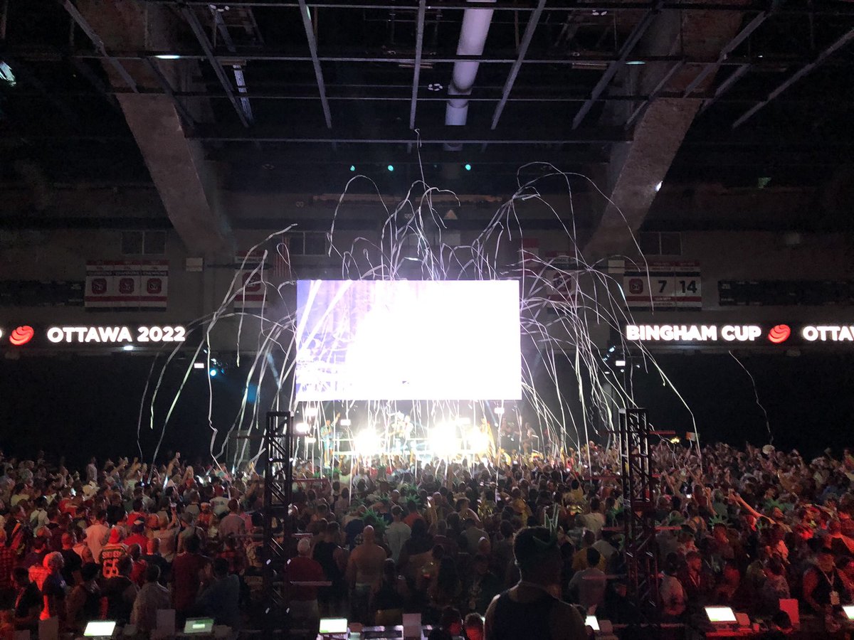nonesuchmarsh's tweet photo. Truly Epic Closing Ceremony to Bingham Cup 2022. What a beautiful mass of Humanity. #igrugby #rugbyforall #binghamcup https://t.co/xZnvjO2crm