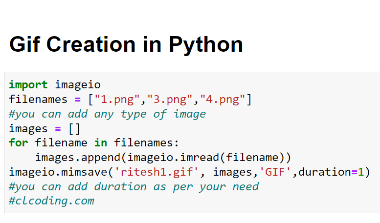 Codédex  Create a GIF with Python