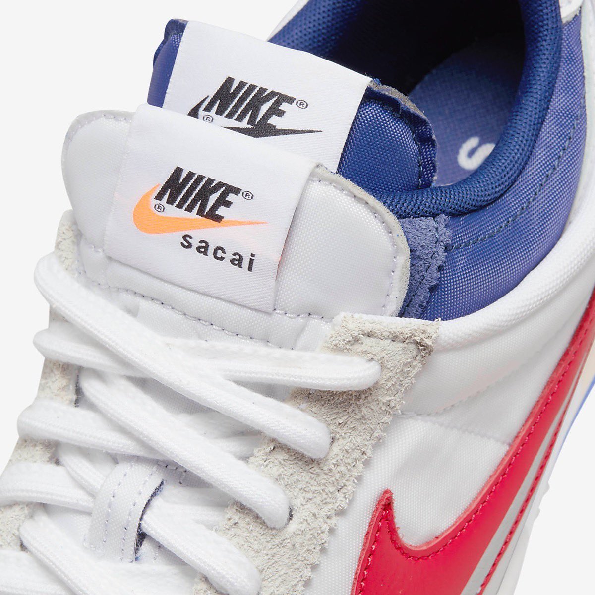 sacai × Nike『Zoom Cortez SP “White/University Red”』が国内8月31日
