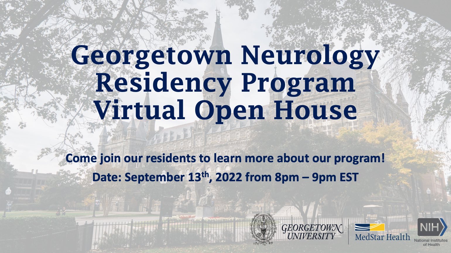Neurology Residency on Twitter "Mark your calendars 