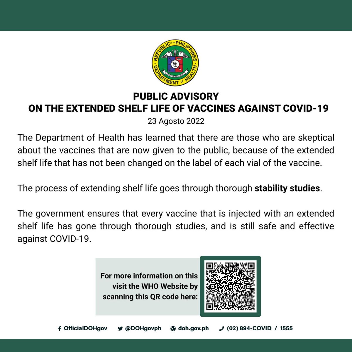 Department of Health on Twitter "The Department of Health has learned