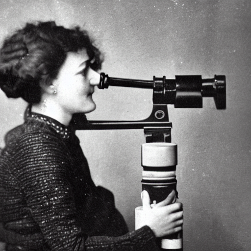 devitt's tweet photo. #stablediffusion is remarkable. The failure cases are as interesting as the successes. Prompt "photograph of a young woman looking through a telescope, professional" @karpathy https://t.co/cerx4hXexq