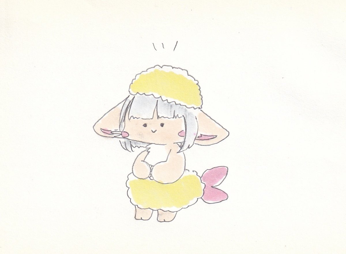 ナナチ(メイドインアビス) 「えび天ナナチちゃん。#イラスト #メイドインアビス 」|けだまのイラスト