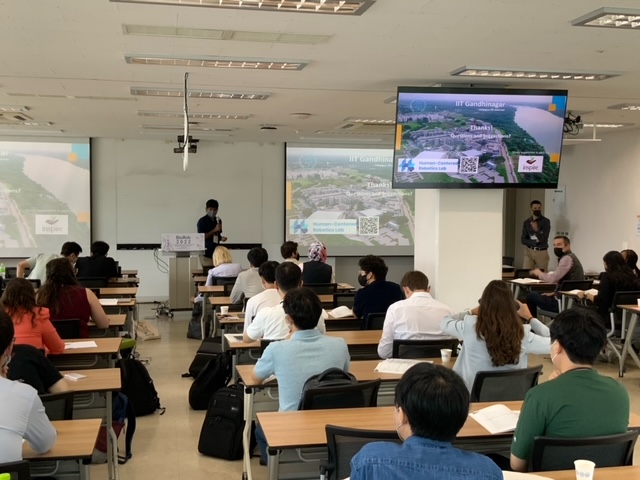 VineetVashista's tweet photo. Having a great time at #biorob2022 at @SNUnow.
Got the chance to present two of our RAL published papers on the first day (details below).
@yogesh_singh94 @iitgn https://t.co/ucHxuJ8vzu