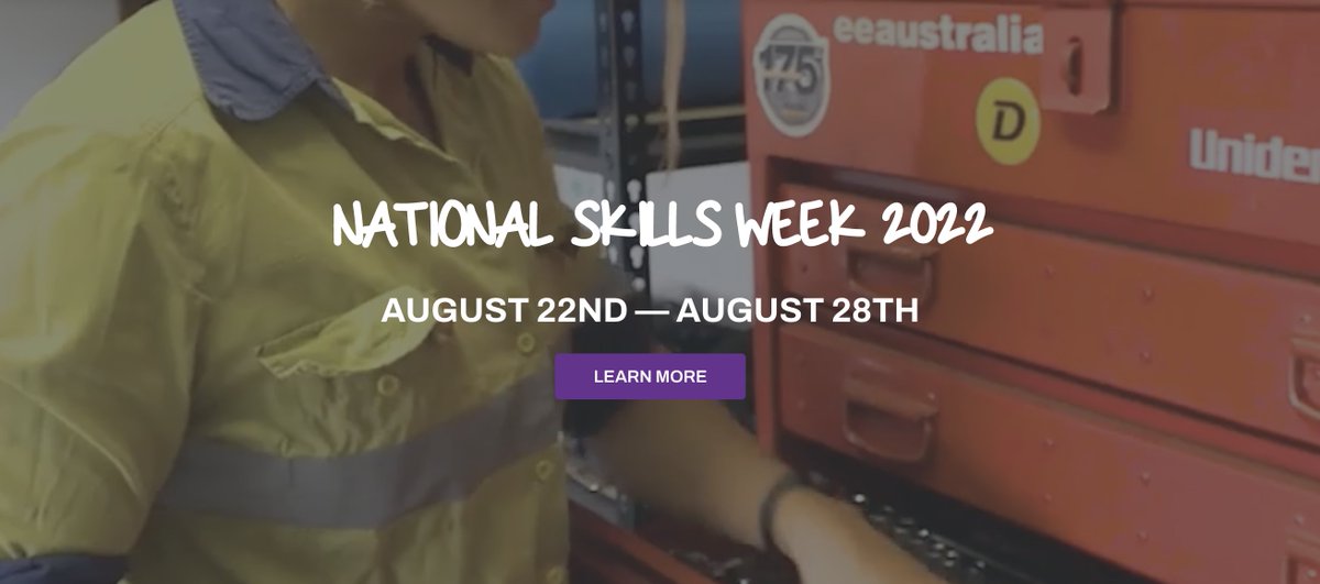 This week is #nationalskillsweek – a time to raise the profile and status of vocational learning in Australia.

Learn more about the <a href="/SkillsOne/">SkillsOne</a> initiative: nationalskillsweek.com.au