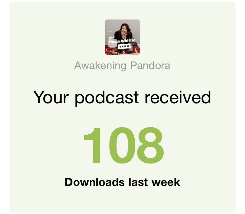 Thanks for the support ❤️ my baby podcast is growing and I’m so proud of the big conversation we’re having!