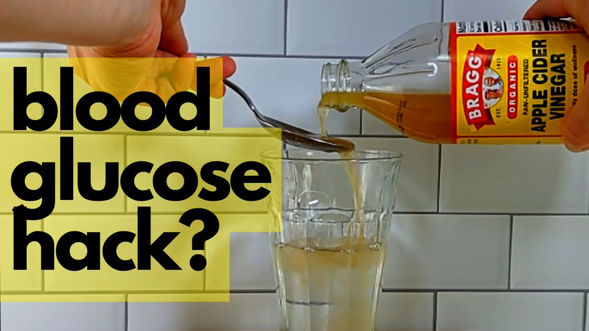 Apple cider vinegar is claimed to blunt your blood sugar response to food. I used <a href="/Levels/">Levels</a> to run some experiments and was VERY surprised by the results. youtu.be/LYXKVmB-ZkQ