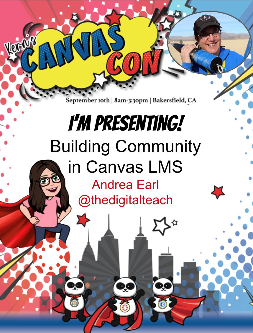 Can't wait for the weekend to present at Kern CanvasCon with @edcampOSjr @MsNyreeClark @historysandoval keynoting! Let's get inspired @Canvas_by_Inst #CanvasFam
kern.instructure.com/courses/73177/…