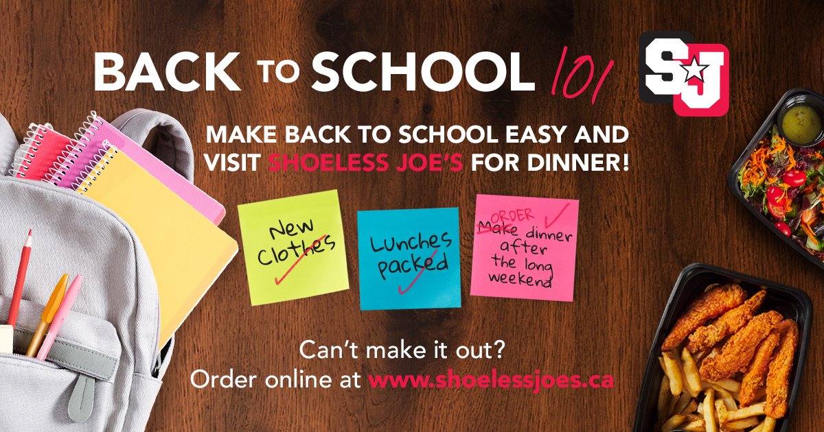 Shoeless Joe's Sports Grill tweet media