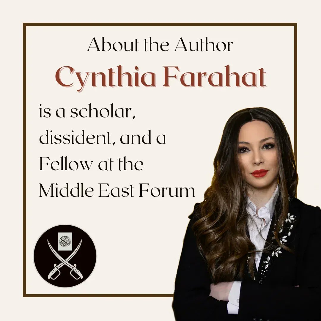 cynthia_farahat's tweet photo. Author Cynthia Farahat is a scholar, dissident, and Fellow at @meforum. She has studied Islamism and totalitarian ideologies for more than 20 years. #secretapparatus #muslimbrotherhood #middleeastforum #cynthiafarahat https://t.co/fbheEx4Umq
