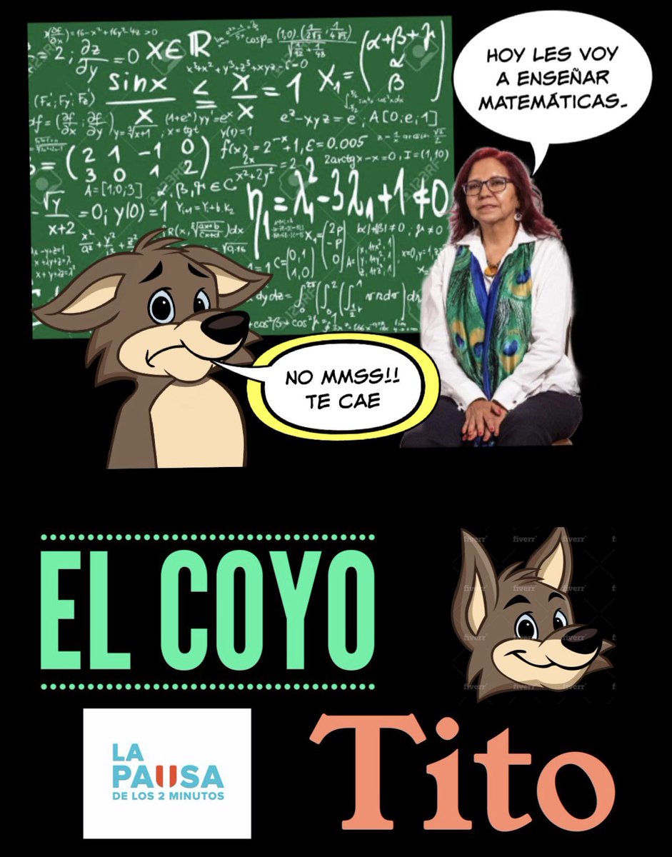 LaPausa2mins's tweet photo. El cartón del Coyotito hoy martes dedicado a #LeticiaRamirez la Secretaria de la @SEP_mx #Amlo #4T https://t.co/csUKorpU78