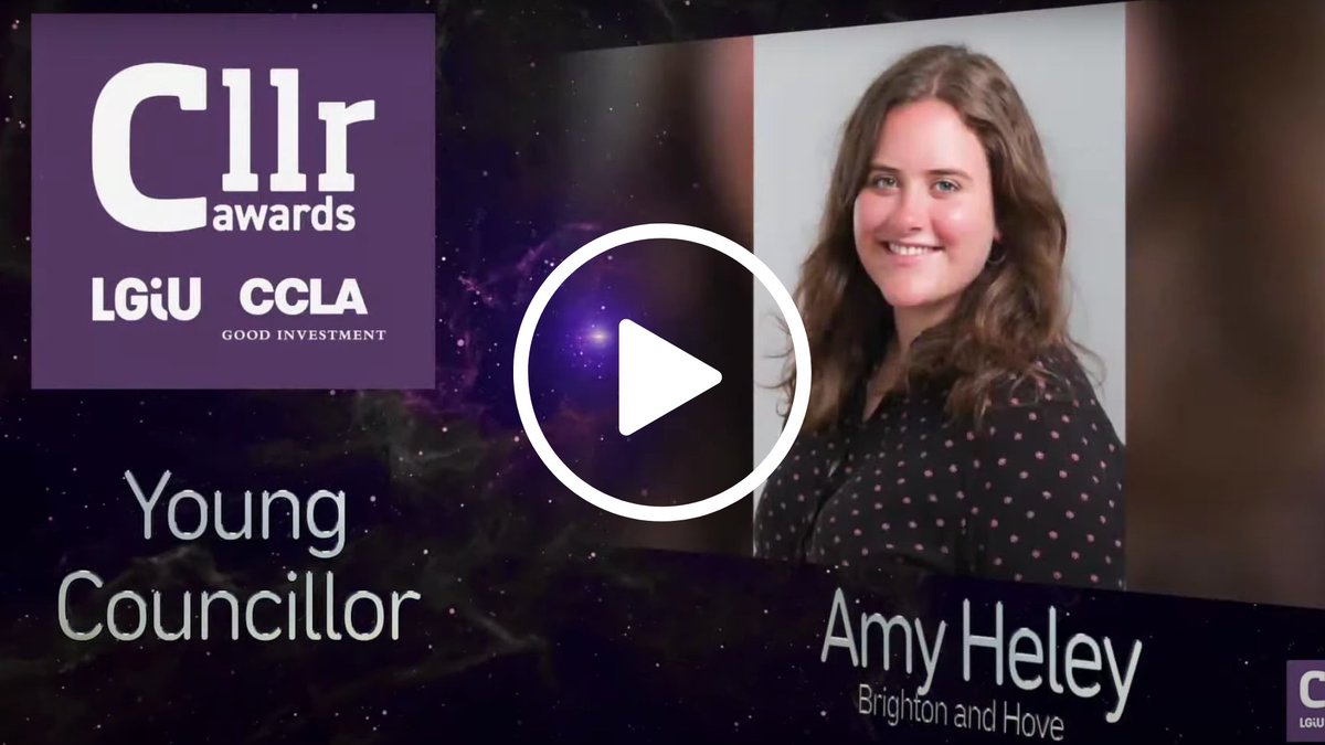 Almost there 🏁 Nominations closing tomorrow at midnight for #CllrAwards 2022! Submit yours here: ow.ly/KBOp50KANYe After you nominate, watch the story of previous winner, Cllr @AmyHeley of @BrightonHoveCC ow.ly/LePf50KANYg