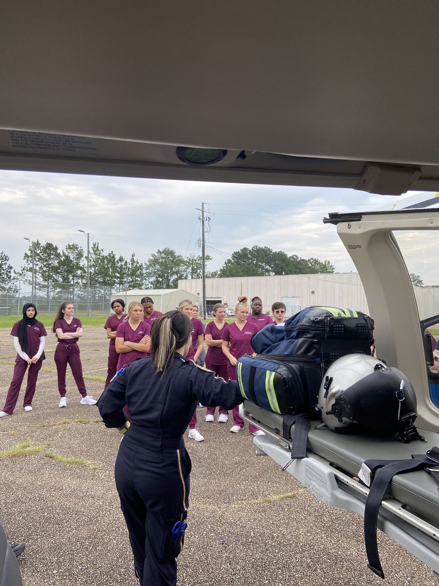 LamarCoCTE's tweet photo. Never a dull moment when Rescue 7 visits the Tech Center! Students in Health Science, Unmanned Aerial, and Metal Fab all see real life applications of the skills they are learning! Many thanks, Rescue 7! #realskillslccte https://t.co/0DGUIz5M4r