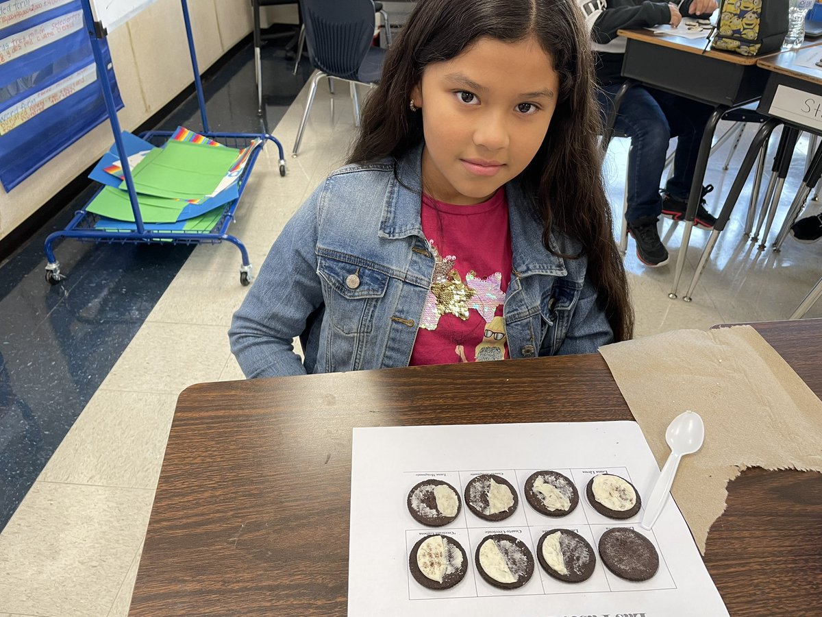 MickelsonMrs's tweet photo. We’re learning the phases of the moon in science today. @NISDCable https://t.co/en8y5cWa3w