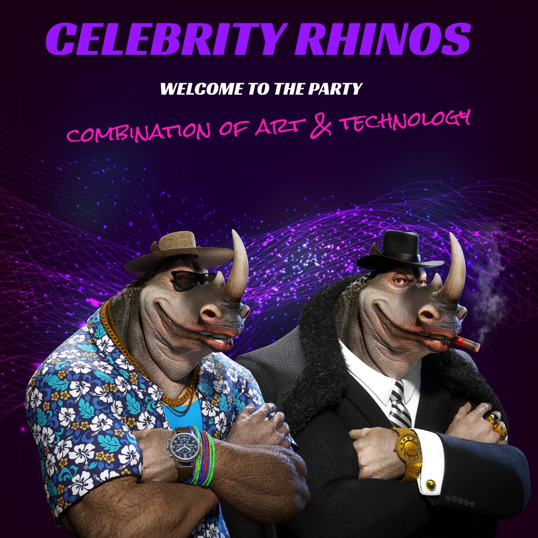 Celebrity Rhinos NFT tweet media