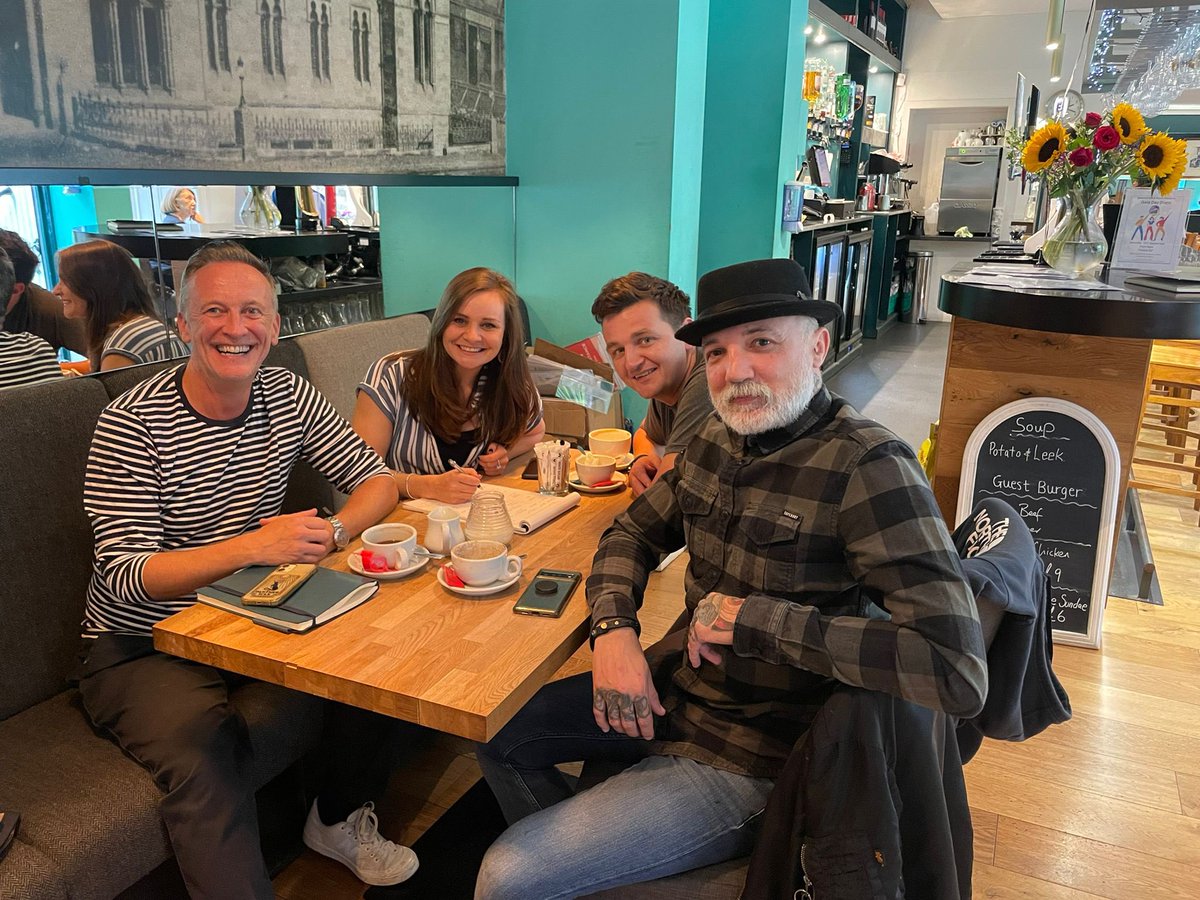 KirstyGiles3's tweet photo. An exciting first meeting with some amazing and inspiring partners to discuss our next steps @vruscotland for preventing male suicide ๐ @wee_rebel @Panther_Milk_ @BIAtogether
#reachingin #safespace #hope https://t.co/Io2x0IEoUG